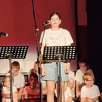 Klara Bollendorf von der Mädchenkantorei als Modena