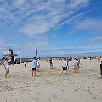 Volleyball am Strand